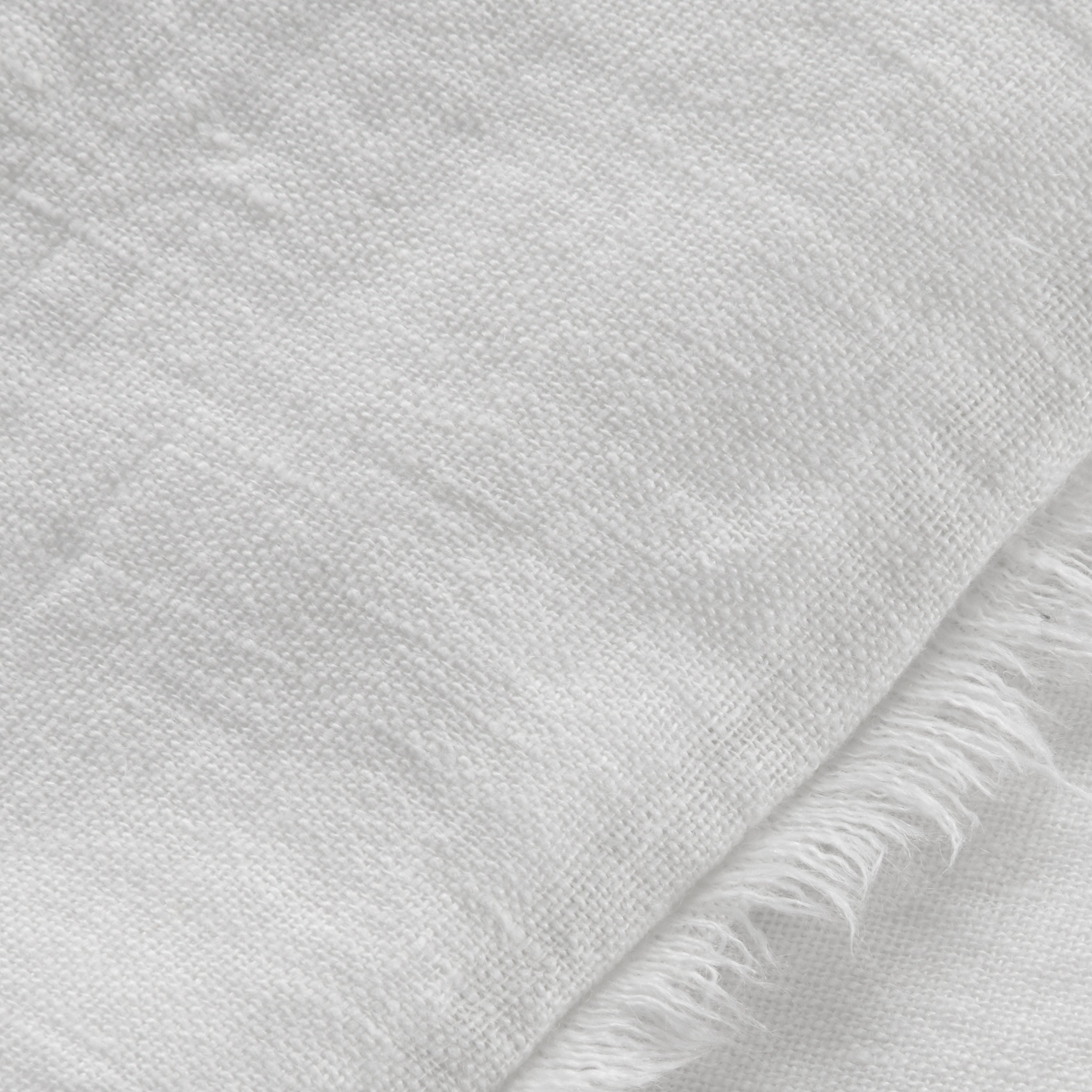 Hunter Linen Swatch-White-Pom Pom at Home