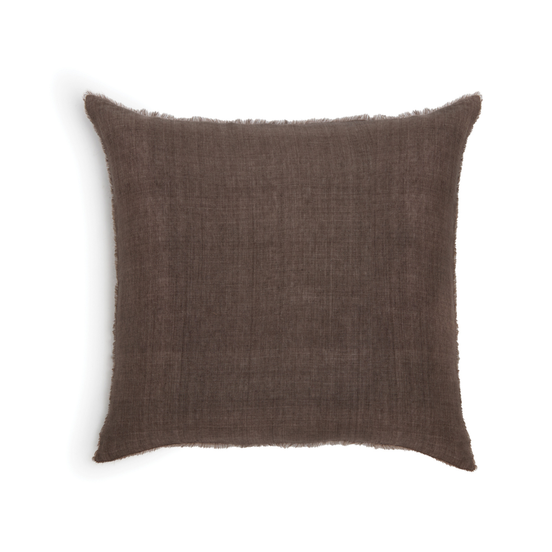 Hunter Duvet Cover-26x26 Euro Sham-Walnut-Pom Pom at Home