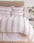 Jackson Duvet Cover-Queen-White/Natural-Pom Pom at Home