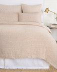 logan - terra cotta color - duvet set - pom pom at home