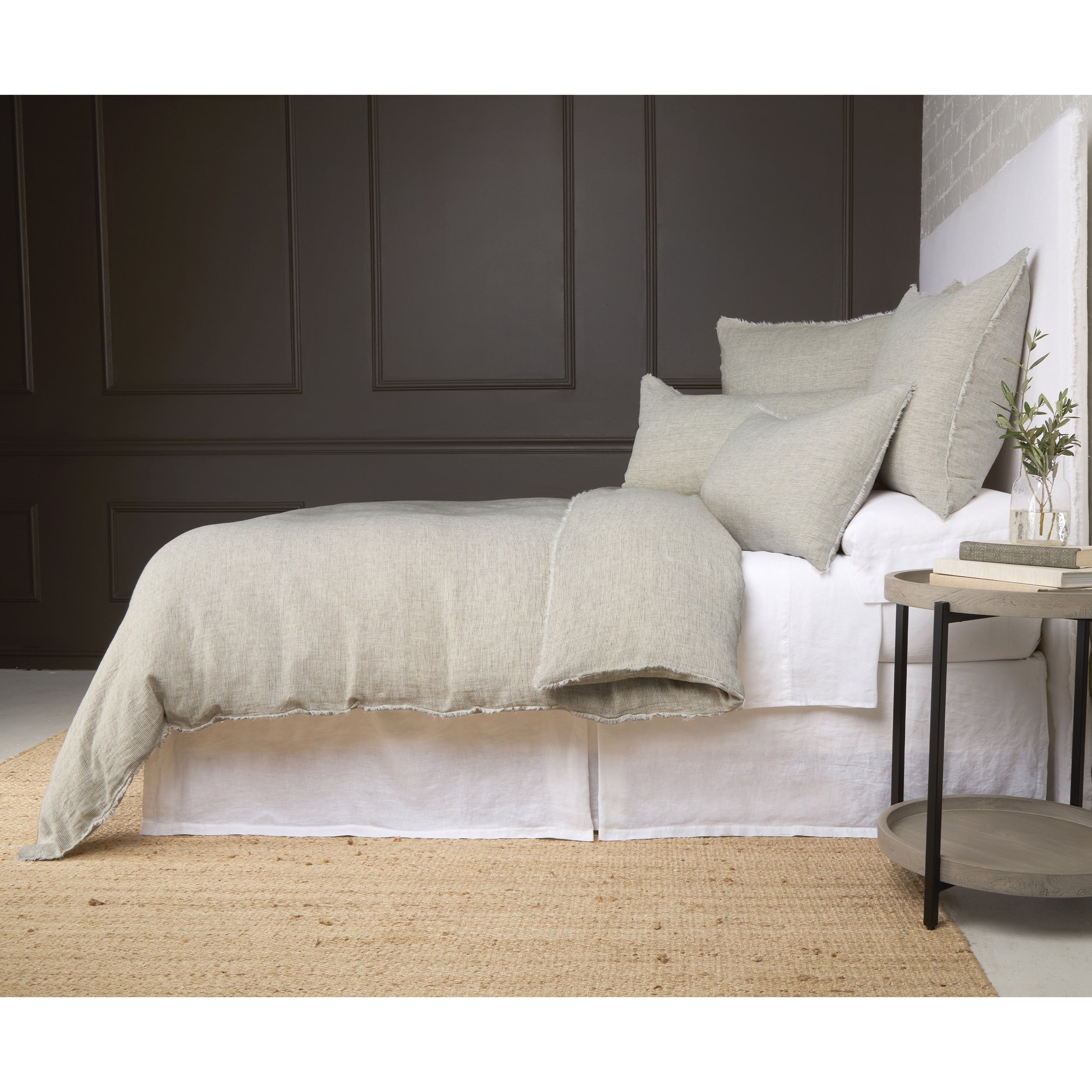 logan - olive color - duvet set - pom pom at home