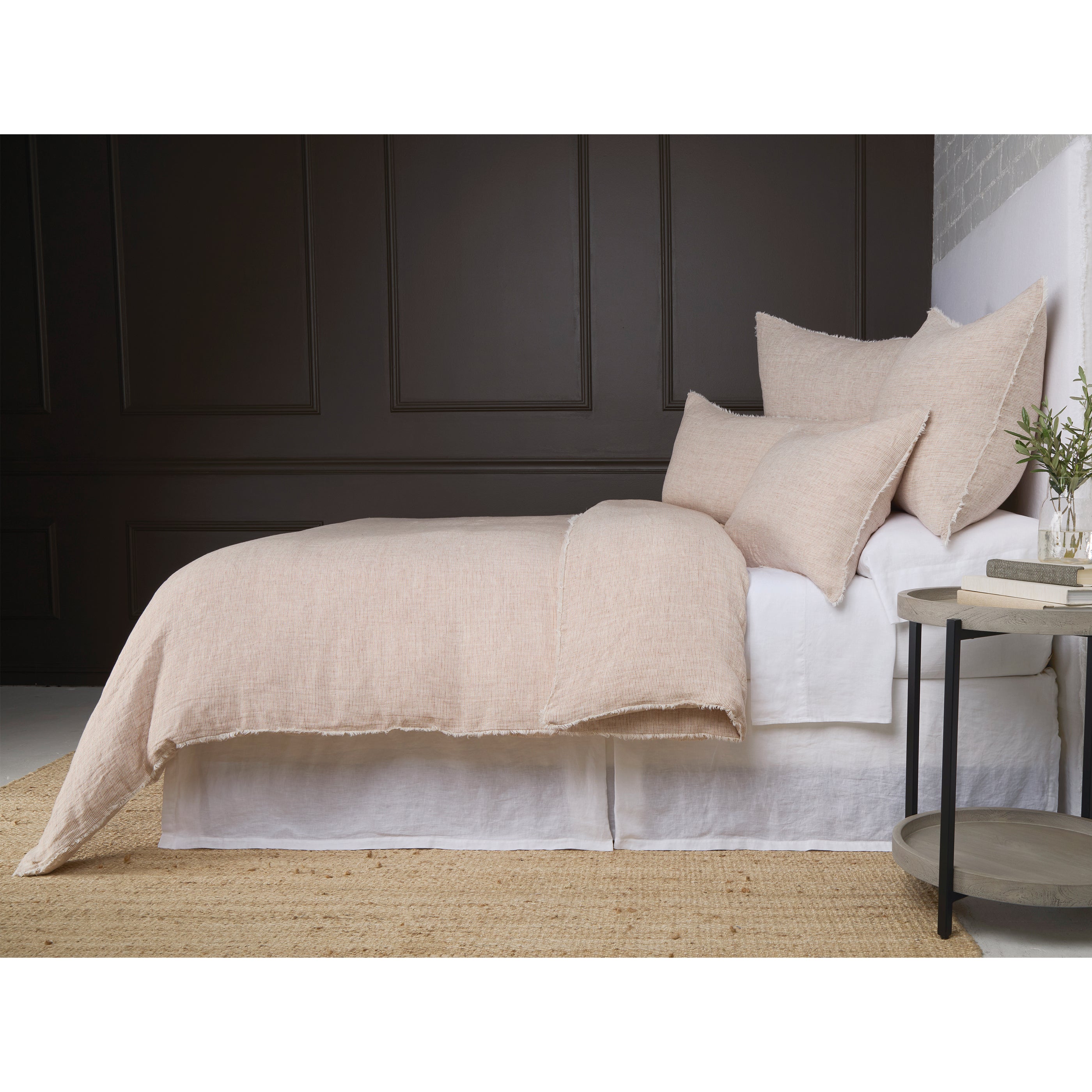 logan - terra cotta color - duvet set - pom pom at home